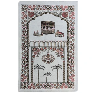 سجاده مدل گلباف یزد زرک طرح مکه مکرمه