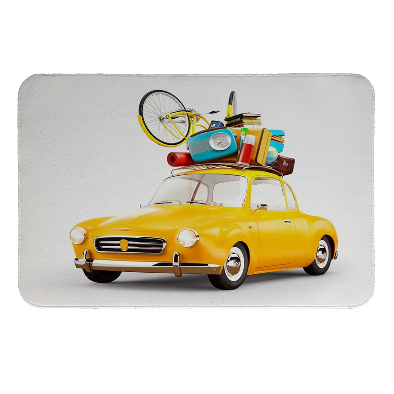  پادری طرح اتومبیل کد 5826 سایز 110 × 80 سانتی‌متر