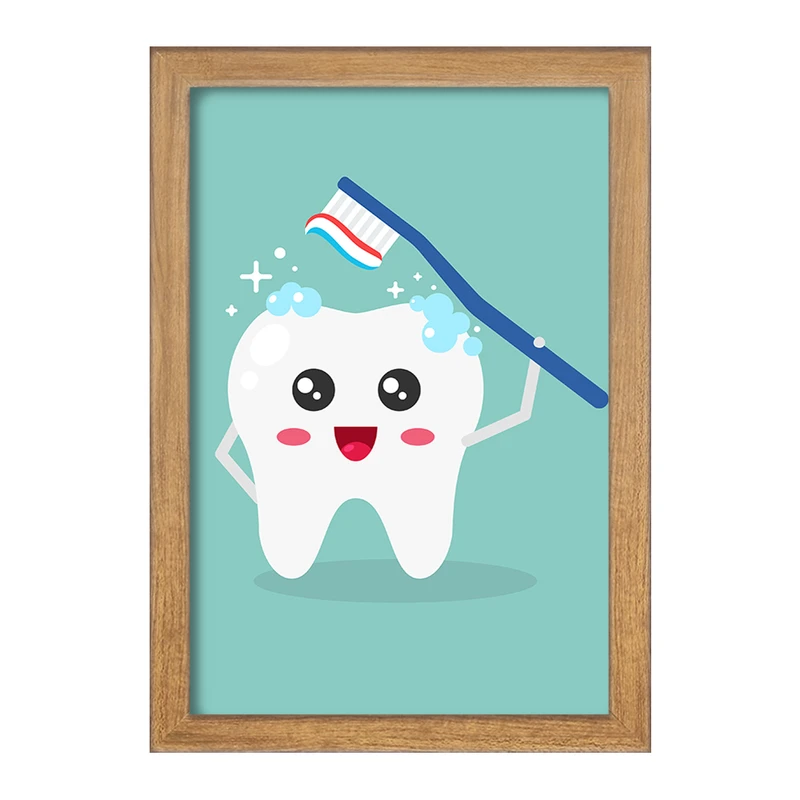 تابلو خندالو مدل دندان و دندان پزشکی کودکانه کد 36695