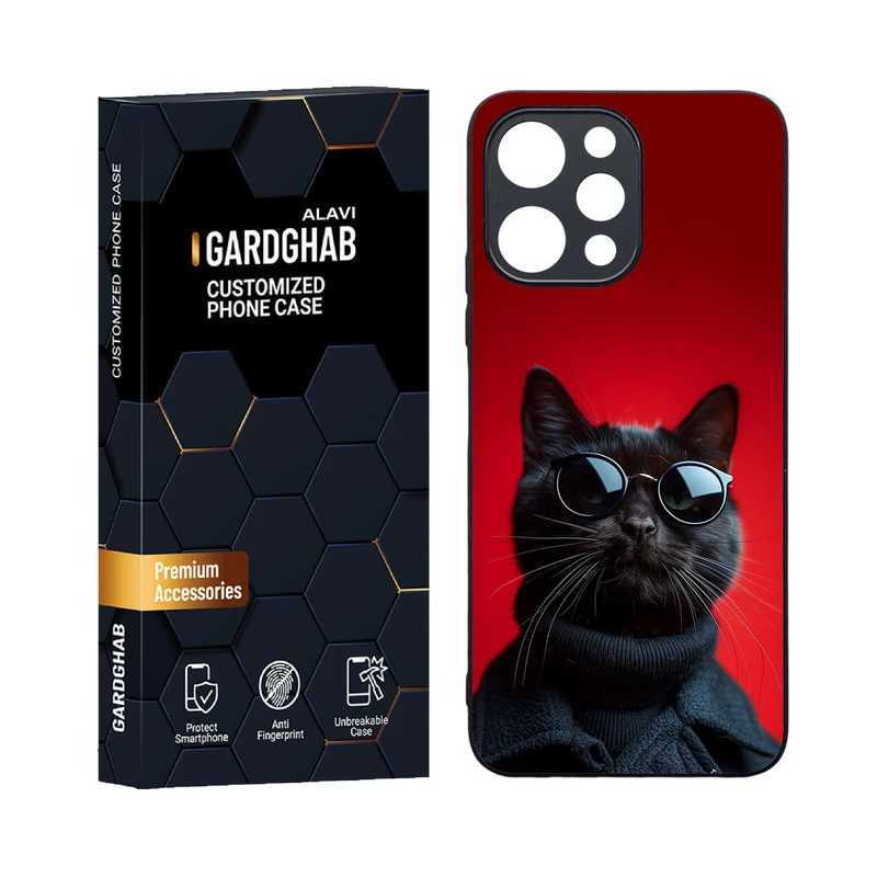 کاور گارد قاب علوی مدل دورژله ای کارتنی و انیمه مناسب برای گوشی موبایل شیائومی Poco M6 pro 5G