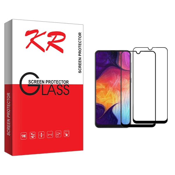 محافظ صفحه نمایش کی آر مدل +HD مناسب برای گوشی موبایل سامسونگ Galaxy A10 بسته دو عددی