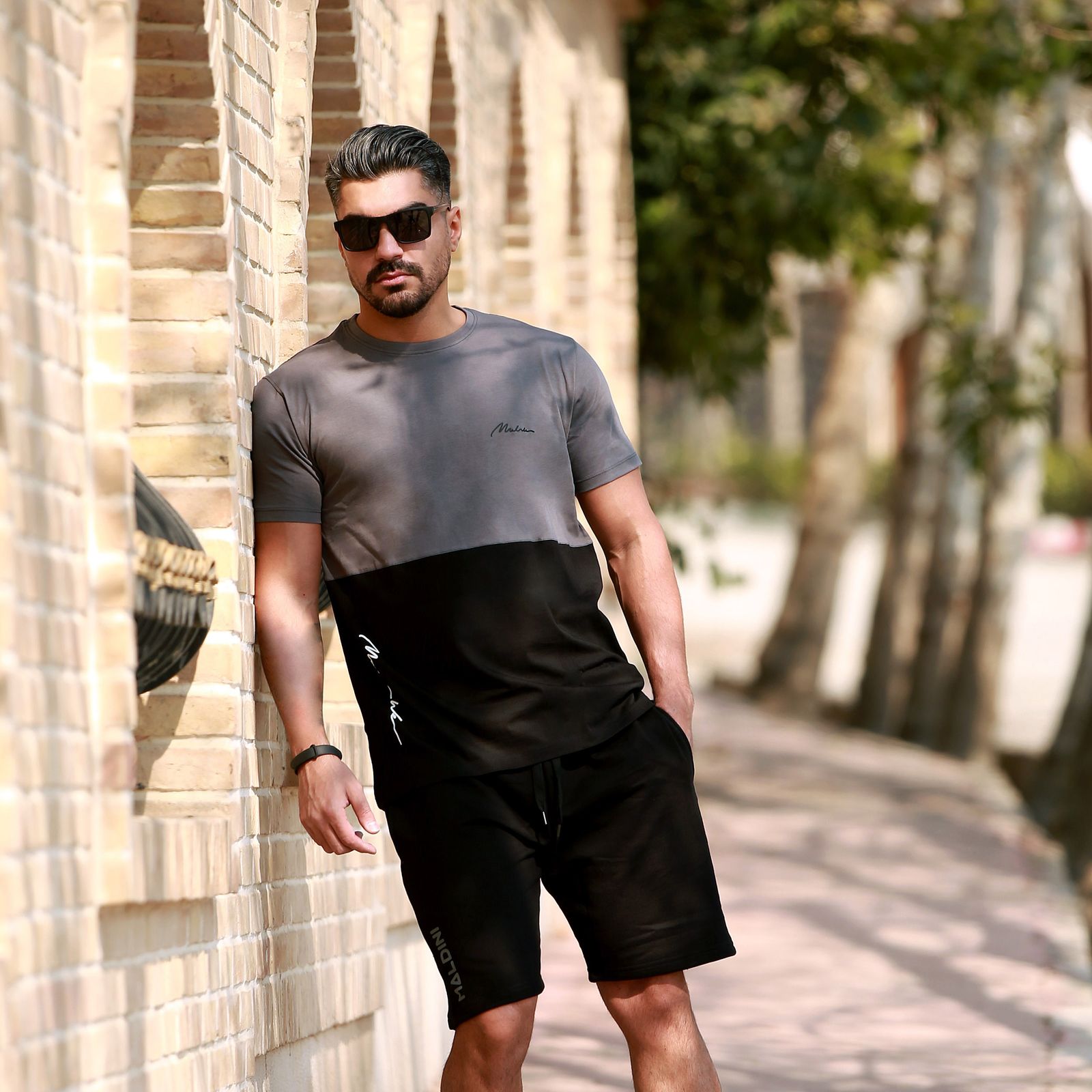 تی شرت آستین کوتاه مردانه مالدینی مدل T-165 -  - 6
