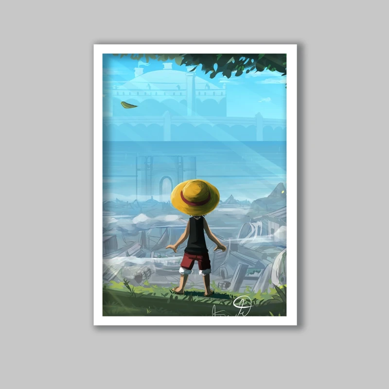 تابلو مدل انیمه وان پیس One Piece کد LA-G10736