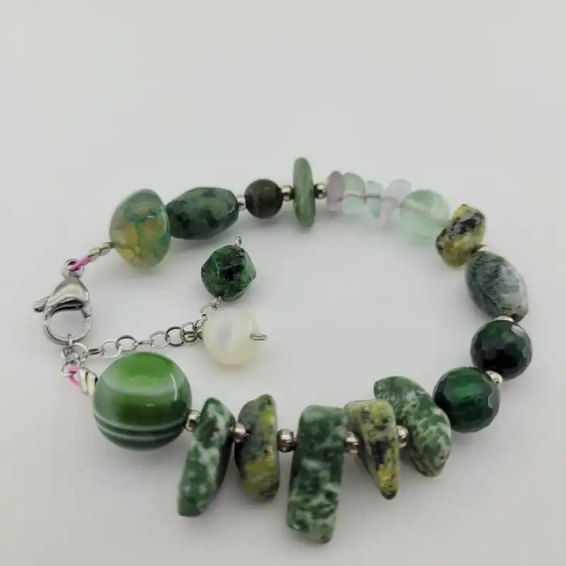 دستبند زنانه مدل سنگ تریب چاکرا کد 1936