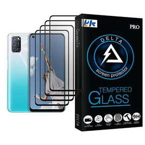 PK Delta Glass MIX004 Screen Protector For Oppo A52 Pack Of 4