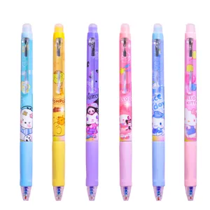 خودکار مدل پاک کن دار طرح کرومی و گروه سانریو مجموعه 6 عددی