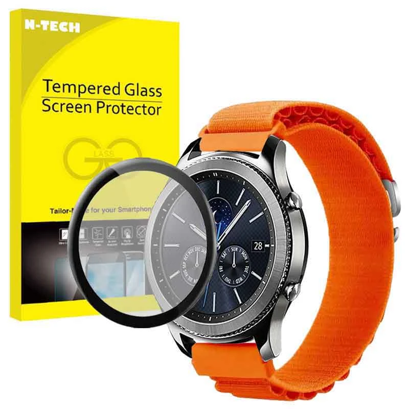 بند انتک مدل LOOP ALPINE مناسب برای ساعت هوشمند سامسونگ Galaxy Gear S3 Classic به همراه محافظ صفحه نمایش