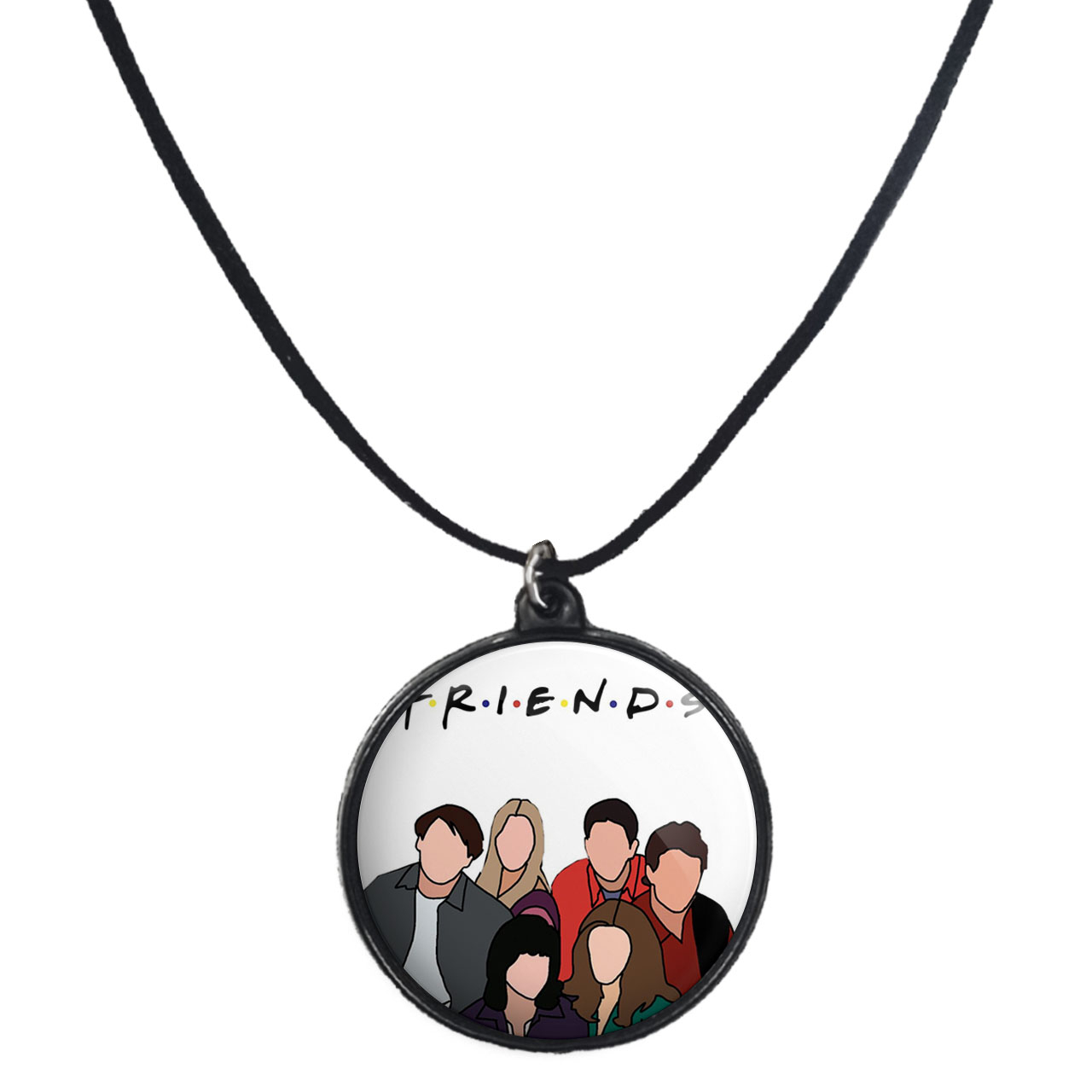 گردنبند پرمانه طرح فرندز کد pmb.18904 مدل دو طرفه