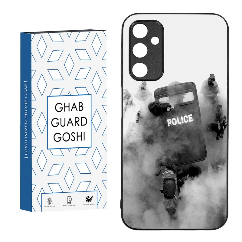 کاور قاب گارد گوشی طرح police کد TPU-136 مناسب برای گوشی موبایل سامسونگ  GALAXY A24  