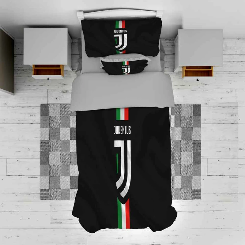 سرویس روتختی مدل لوگو تیم TXY651 تک نفره 5 تکه