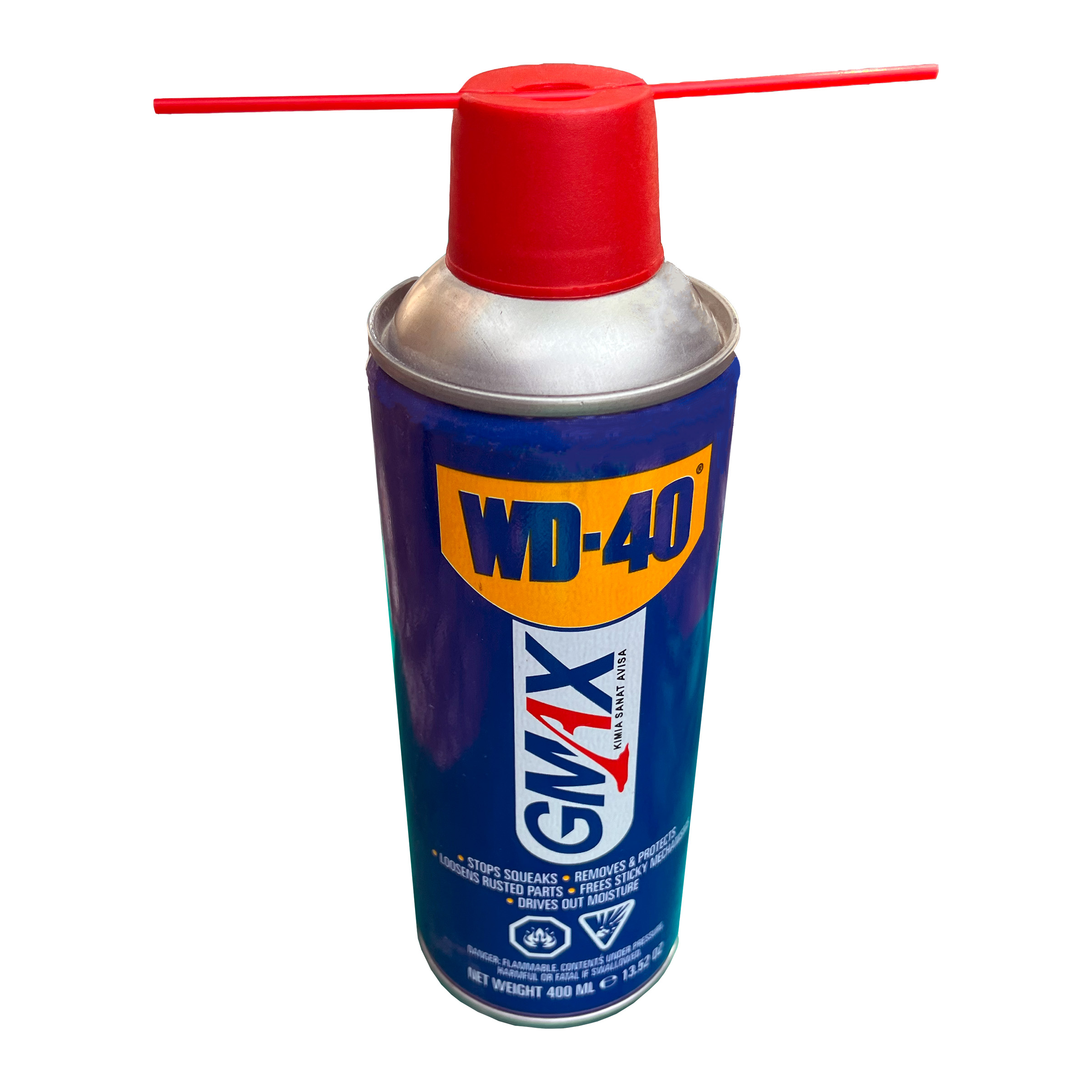 اسپری روان کننده و زنگ بر جی مکس مدل wd-40 حجم 300 میلی لیتر