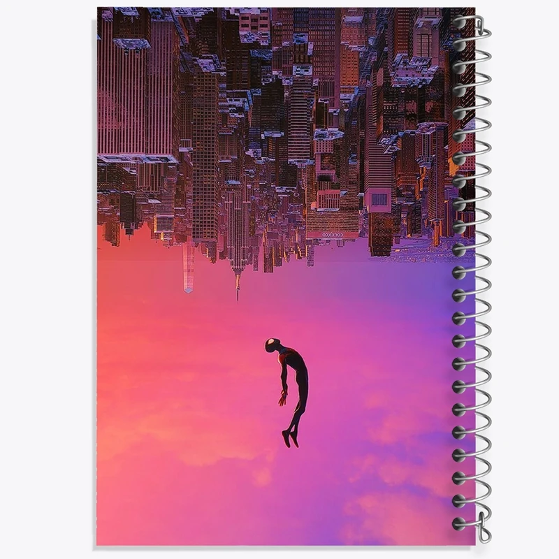 دفتر شطرنجی 50 برگ خندالو مدل مرد عنکبوتی (Spider Man) کد F1278