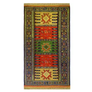 گلیم دستبافت دو متری کد 5037