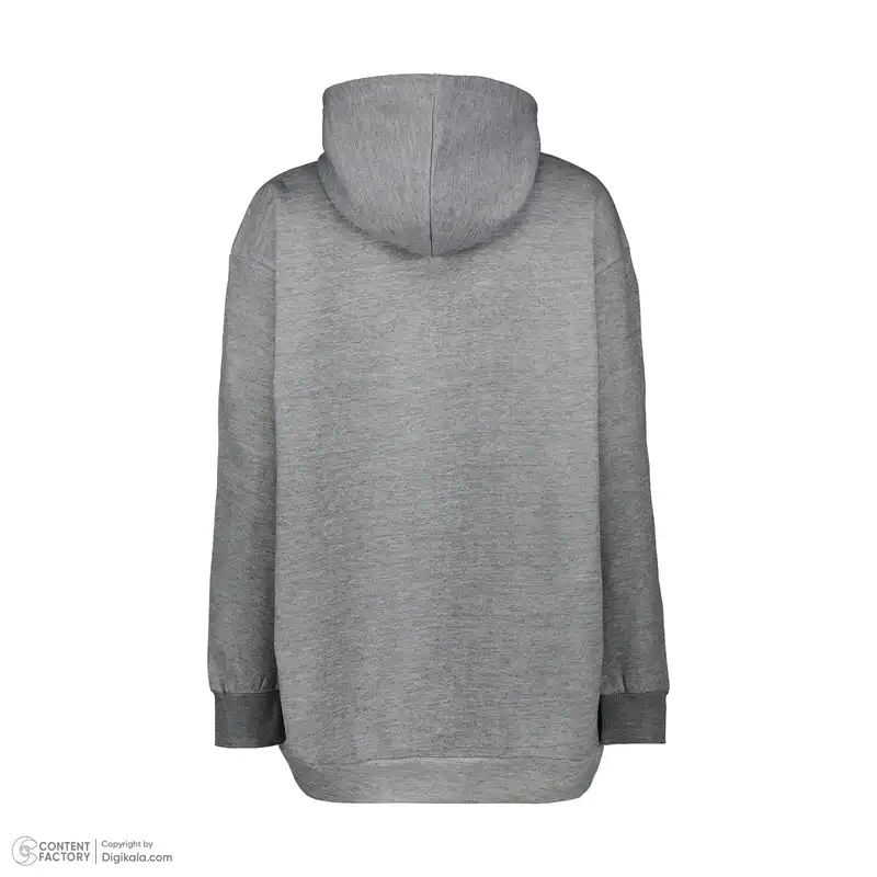 هودی زنانه آبرخ مدل 069013400201 رنگ طوسی