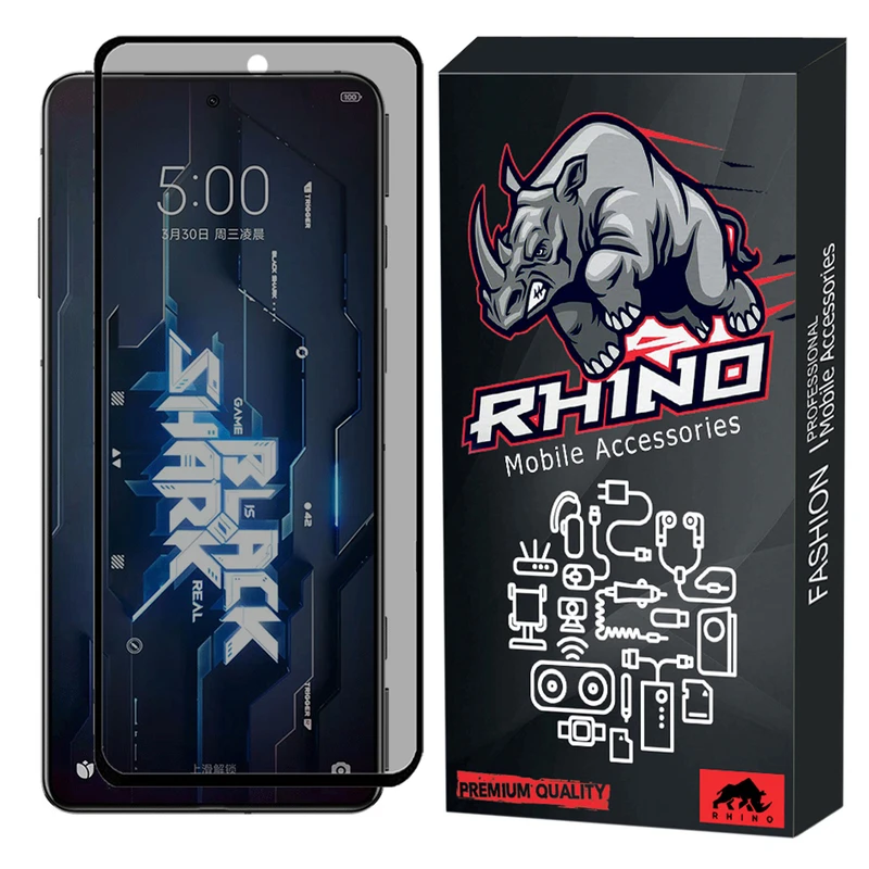 محافظ صفحه نمایش حریم شخصی راینو مدل R-Privacy مناسب برای گوشی موبایل شیائومی Black Shark 4S Pro