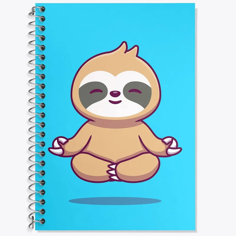 دفتر لغت 50 برگ خندالو مدل تنبل کد 25431