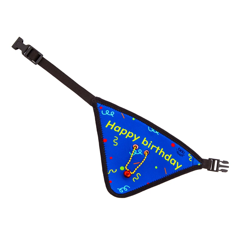 دستمال گردن سگ و گربه تادو طرح زنگوله دار کدD106 سایز L