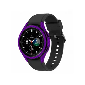 MAHOOT Purple-Fiber Cover Sticker for Samsung Watch4 Classic 42mm Smartwatch