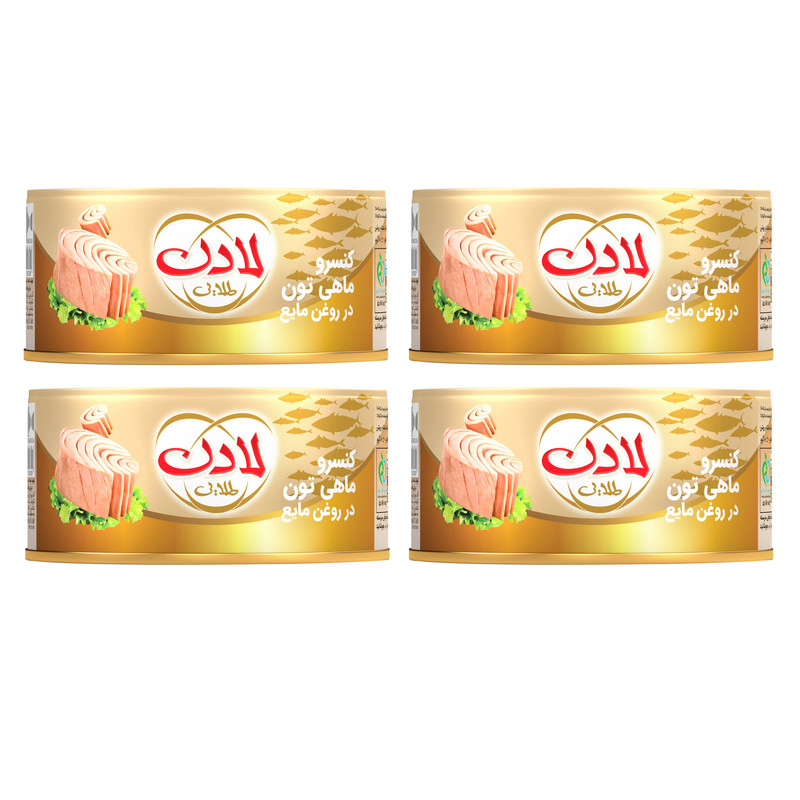 کنسرو ماهی تون در روغن لادن - 180 گرم بسته 4 عددی