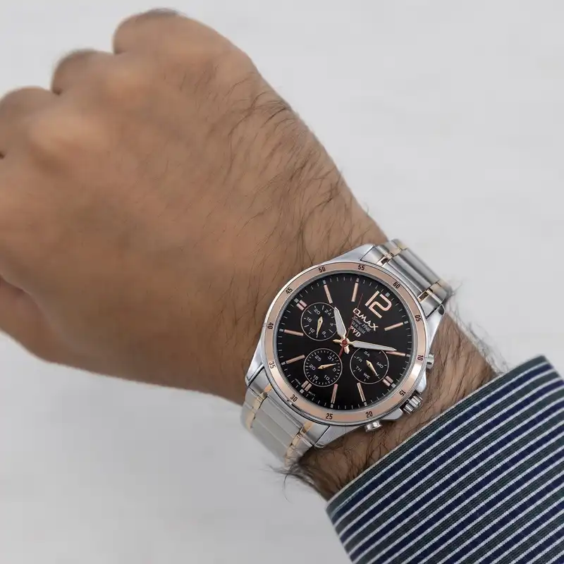 ساعت مچی عقربهای مردانه اوماکس مدل CFM005N012