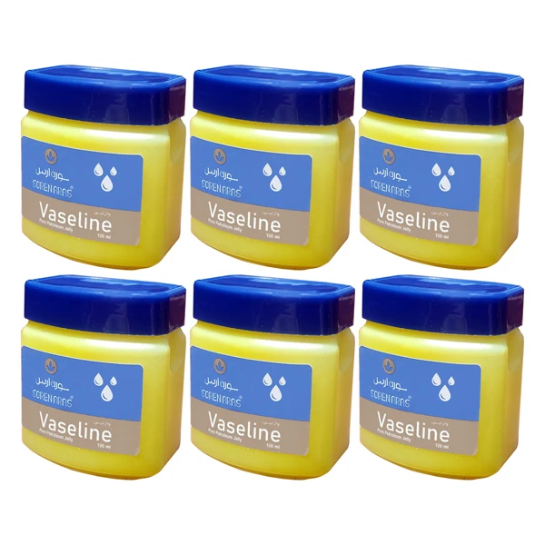 وازلین دست و بدن سورن ارس مدل B6 مناسب برای انواع پوست حجم 100 میلی لیتر بسته 6 عددی