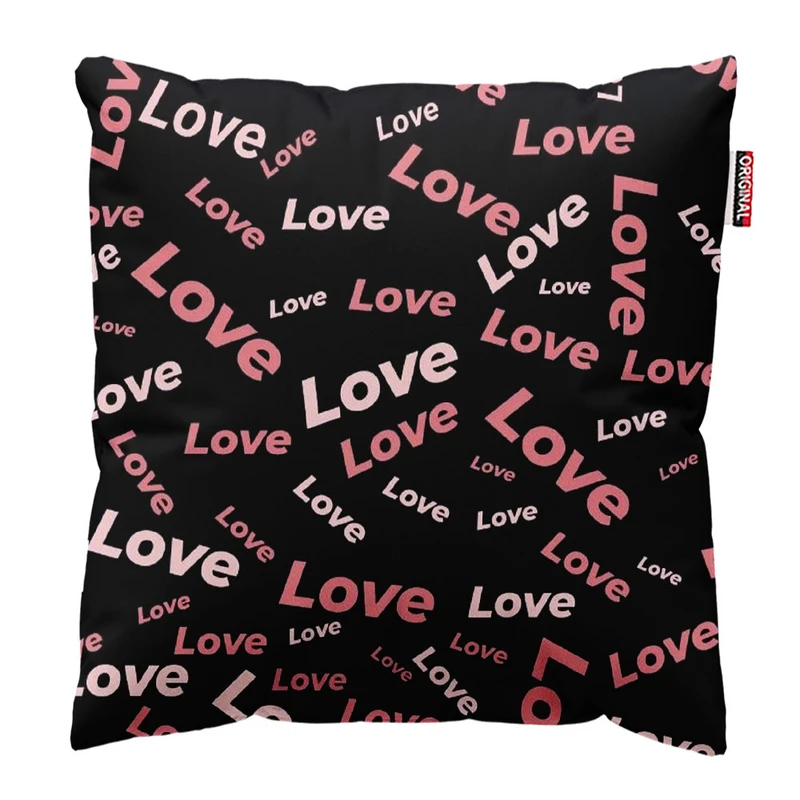  کوسن پاد آفرین طرح عشق سایز 30*30 سانتی متر کد 481