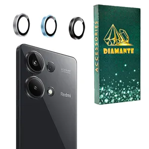 محافظ لنز دوربین فلزی دیامانته مدل Lenz Gn مناسب برای گوشی موبایل شیائومی Redmi Note 13 Pro 4G