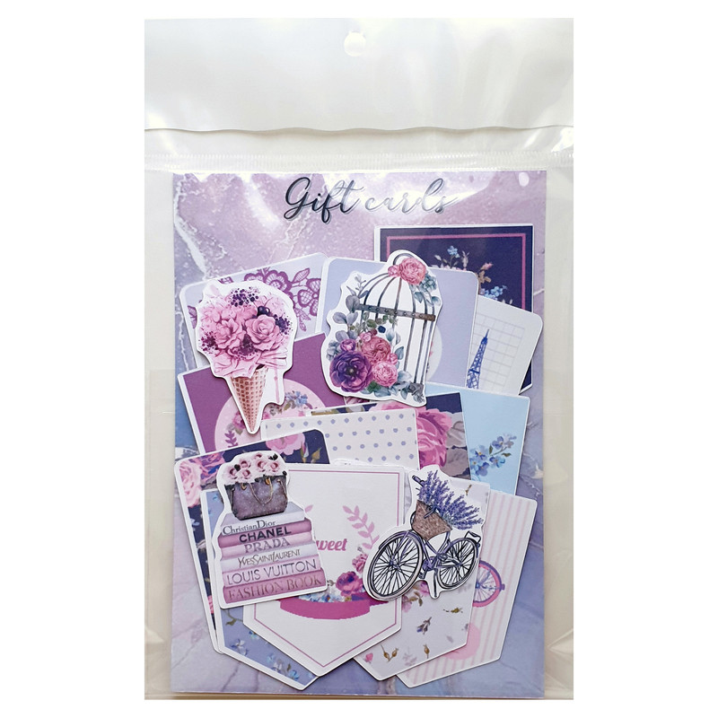 کارت پستال مدل Gift cards بولت ژورنال و اسکرپ بوک