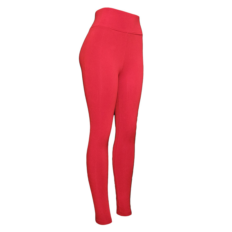 لگینگ زنانه رویین تن مدل کبریتی رنگ قرمز