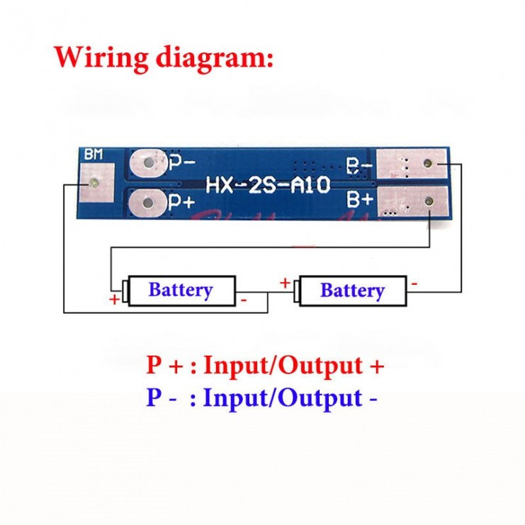 ماژول کنترل شارژ و دشارژ باتری کد C2