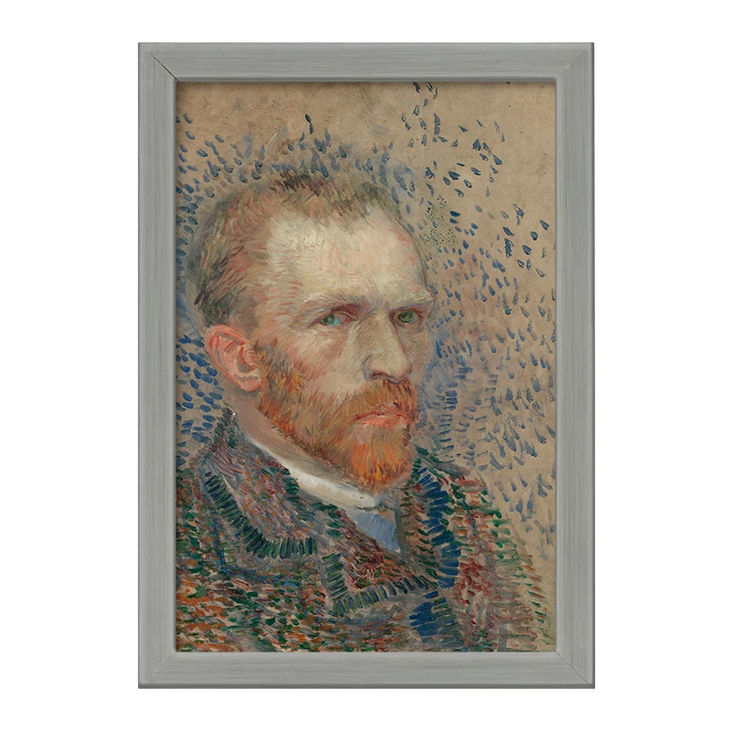 تابلو خندالو طرح سلف پرتره ونسان ونگوگ (Van Gogh) کد 36830