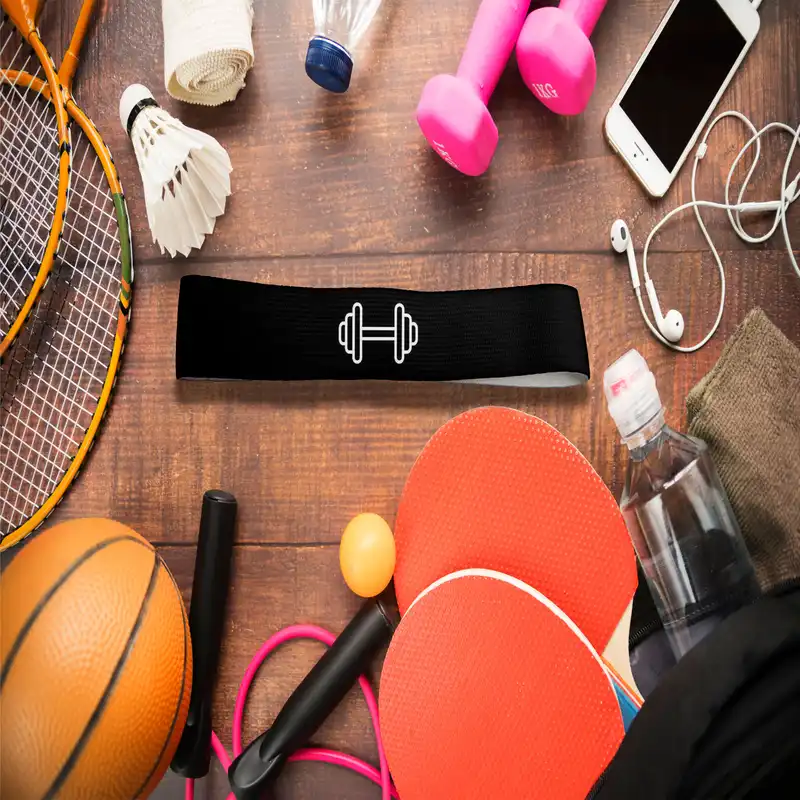 هدبند ورزشی آی تمر مدل دمبل بدنسازی کد 357