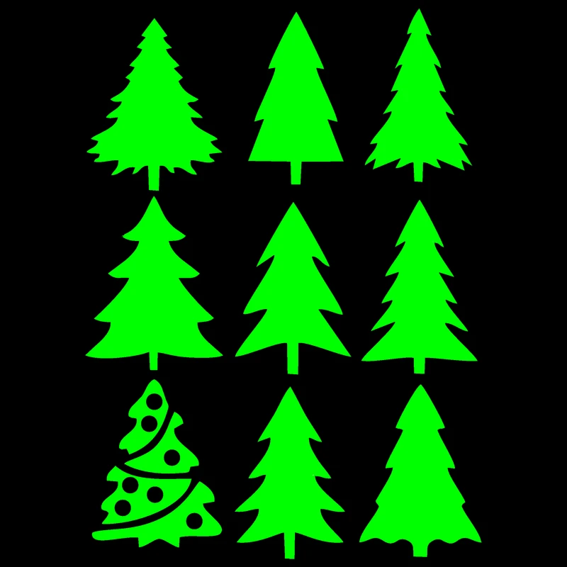 استیکر کلید و پریز مدل شبنما طرح درخت بسته نه عددی