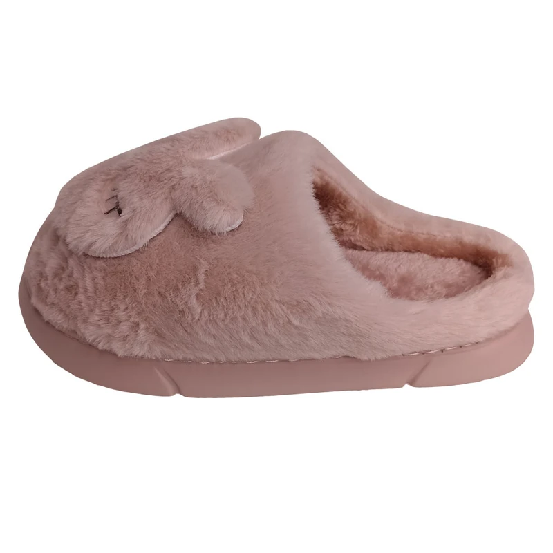 دمپایی حوله‌ای مدل خرگوشی جلوبسته کد 1610-LPK