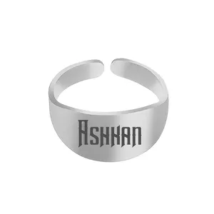 انگشتر نقره مردانه ترمه ۱ مدل اشکان کد 005 RSIL