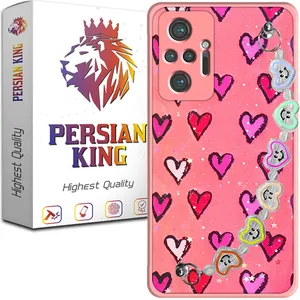 Persian King Ghalbi Cover For Xiaomi Redmi Note 10 Pro /Redmi Note 10 Pro Max with a hanging strap
