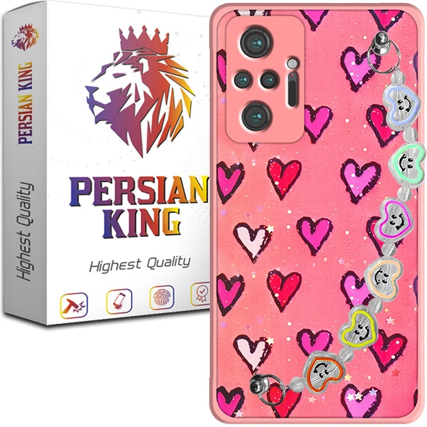 کاور پرشین کینگ مدل Ghalbi مناسب برای گوشی موبایل شیائومی Redmi Note 10 Pro /Redmi Note 10 Pro Max