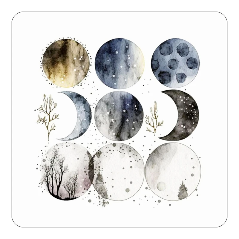 مگنت کاکتی طرح ماه و ستاره مدل mp51474