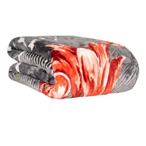 پتو 1 نفر گلبافت مدل گل برجسته کد 171 سایز 220x160 سانتی‌متر