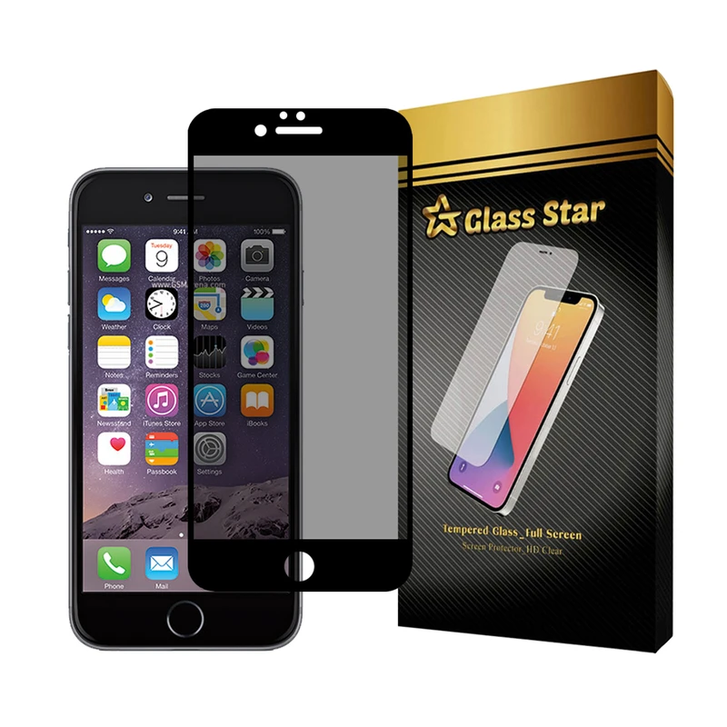 محافظ صفحه نمایش حریم شخصی گلس استار مدل PRIVFULLG مناسب برای گوشی موبایل اپل iPhone 6s / 6