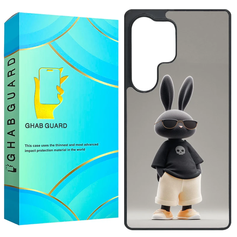 کاور قاب گارد طرح خرگوش مدل GS25U مناسب برای گوشی موبایل سامسونگ Galaxy S25 Ultra 