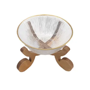 کاسه مدل سولو لب طلا 