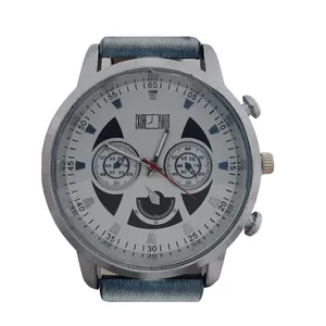 ساعت مچی عقربه‌ای مردانه مدل بند چرمی کد 0024