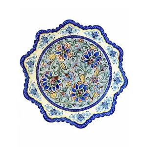 بشقاب میناکاری مسی کد ۱۴۱