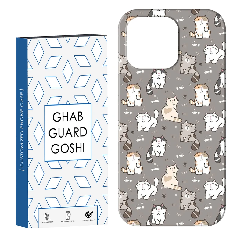 کاور قاب گارد گوشی طرح گربه کد Dimo-403 مناسب برای گوشی موبایل اپل IPHONE 16 PRO   