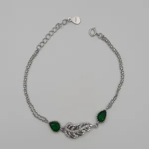 دستبند نقره زنانه کد 20027