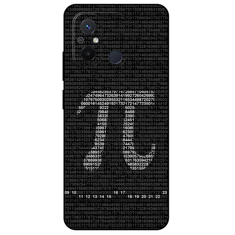 کاور مگافون طرح عدد پی مدل 7240 مناسب برای گوشی موبایل شیائومی Redmi 12C