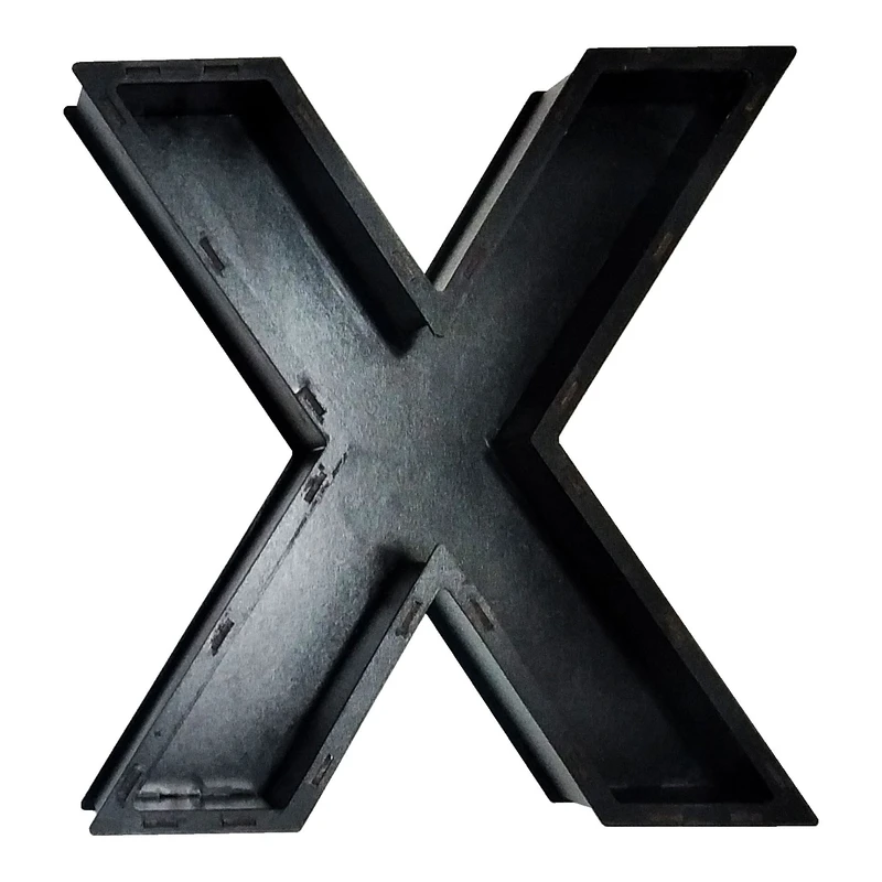 جعبه هدیه مدل حروف انگلیسی حرف X کد B24