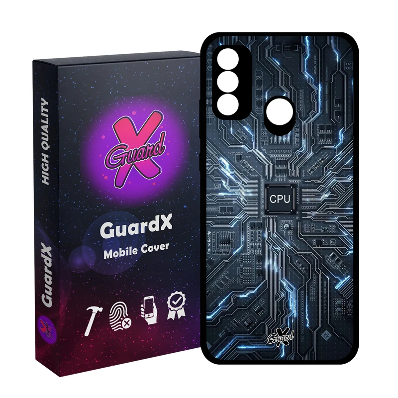کاور گارد ایکس طرح CPU مدل Glass10504 مناسب برای گوشی موبایل هوآوی P Smart 2020