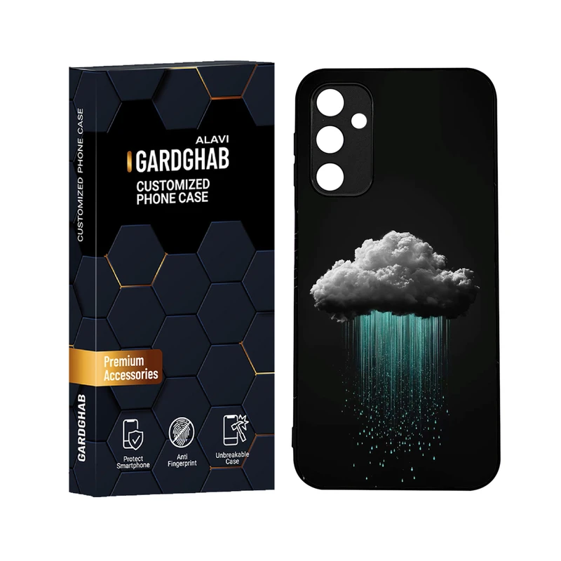 کاور گارد قاب علوی مدل دورژله ای هنری مناسب برای گوشی موبایل سامسونگ Galaxy A24